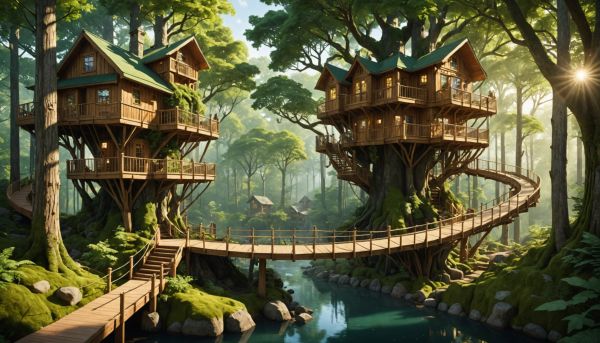 Cabanes dans les arbres : confort et vert