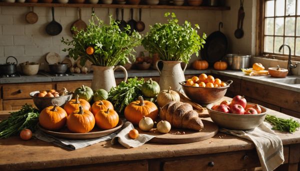 Recettes traditionnelles avec produits de saison
