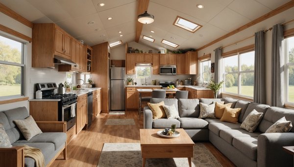 Vivre confortablement en mobil home compact avec enfants